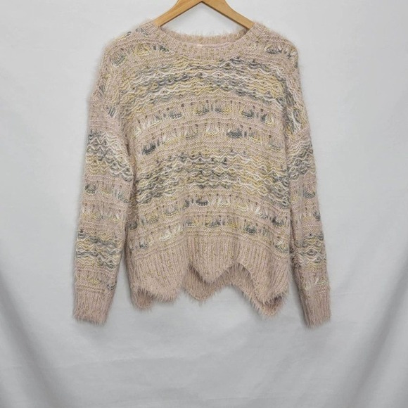 Raga fuzzy long sleeve comfy warm sweater - Picture 3 of 16